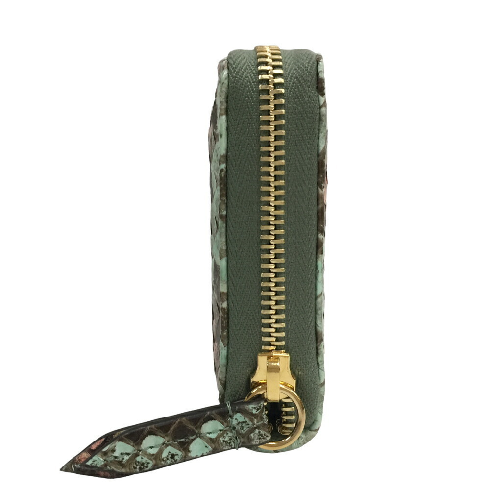 Gucci Double GG Python Zip Around Wallet Leather - image 4